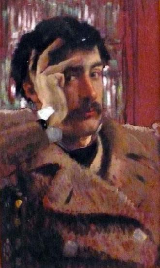 James Tissot Self Portrait oil painting image